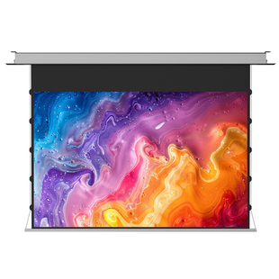 钉子科技投影仪幕布智动款嵌入式隐藏式天花幕100寸120 电动拉线菲涅尔透镜抗光幕布 家用自动升降投影仪屏幕