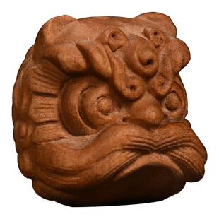 印度老山檀香木雕手串手链配饰貔貅佛头醒狮小弥勒谛听文玩吊坠