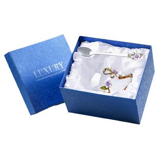 玻璃杯高颜值珐琅彩杯子家用水杯套装女士花茶杯果汁杯伴手礼礼物