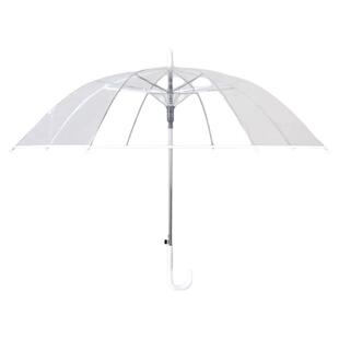 透明雨伞女高颜值长柄折叠网红学生儿童直柄小清新ins风户外便携
