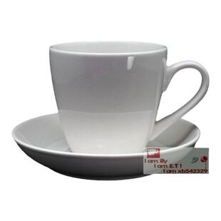 素白拿铁咖啡杯 小号拿铁Latte杯 纯色马克杯 咖啡店通用咖啡杯