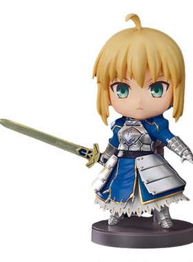 GSC  Fate 粘土人Large 命运之夜 Saber 阿尔托莉雅 Q版手办
