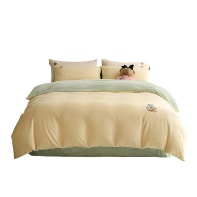 TeenieWeenie小熊牛奶绒四件套