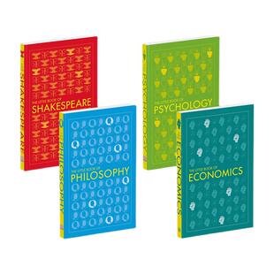 【自营】预售 DK人类的思想百科丛书 4册合售The Little Book of Economics/Philosophy/Psychology/ Shakespeare 英文原版百科