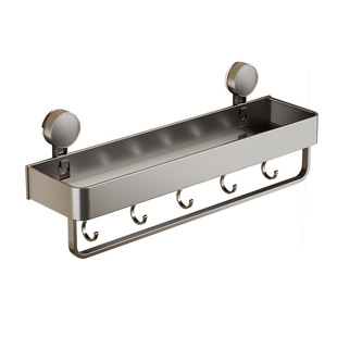 吸盘厨房置物架免打孔家用壁挂式墙上多功能刀架调味品收纳调料架