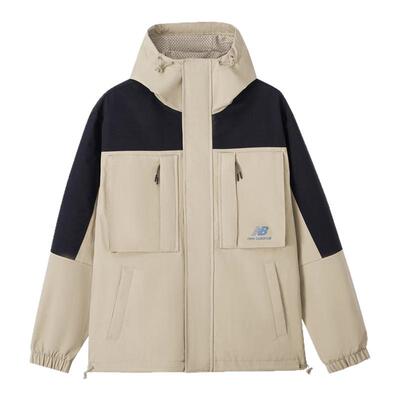 NEW BALANCE NB男款休闲百搭梭织冲锋衣外套 AMJ31304-BNN