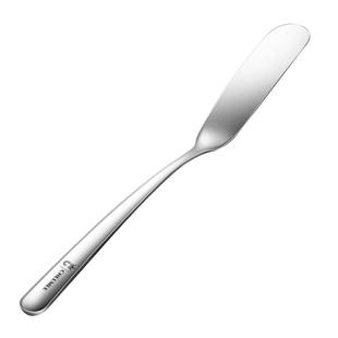 316不锈钢黄油刀摸果酱抹刀面包奶油刀牛油刀吐司奶酪涂抹酱刮刀