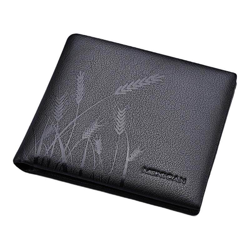 【送老公男友礼物】稻草人钱包皮带实用礼盒套男士真皮腰带礼盒