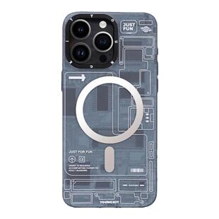 youngkit猿气适用iPhone15promax手机壳苹果14Pro新款15Plus充电14ProMax磨砂保护套防摔Magsafe磁吸无线硬壳