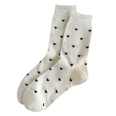 miu风蕾丝袜子女薄款中筒堆堆袜