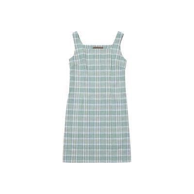 CycleDocument格纹吊带连衣裙