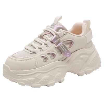 大东官方厚底老爹鞋女款2025新款冬季增高鞋巨好看休闲运动鞋女