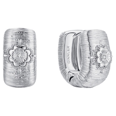 CINNLER设计感小众雏菊耳环