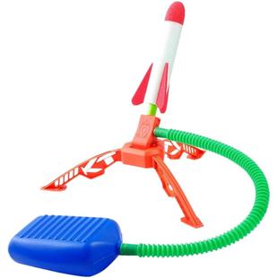 儿童脚踩冲天火箭发射筒小玩具户外男孩脚踏式发射器飞天炮广场
