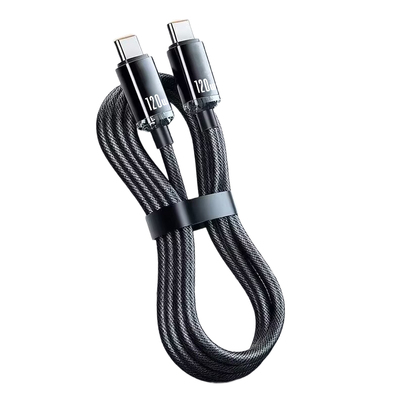 艾胜者120W超级闪充pd双头ctoc车载数据线适用苹果华为小米OPPO荣耀vivo笔记本电脑pad平板双type-c充电线6A