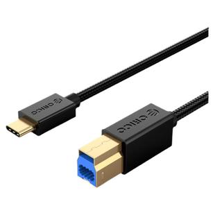 硬盘盒USB3.0转type-c接口数据线usb-b方口延长线电脑硬盘柜手机充电网卡USB连接线0.5米1米连接器转接