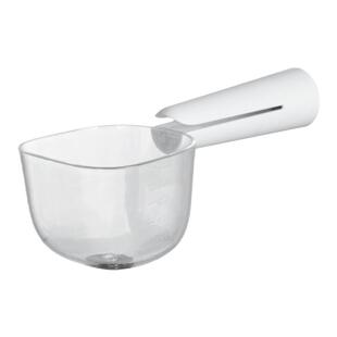 厨房舀米勺家用刻度计量勺子烘焙舀面铲子挖面粉米粉奶粉长柄带夹