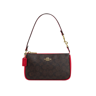 【正品保证】COACH/蔻驰女包新款时尚撞色麻将包腋下包手提单肩包