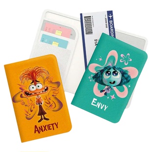 Disney/迪士尼头脑特工队2证件收纳卡包套文件名片机票旅行护照夹