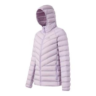 SURPINE松野湃轻薄保暖鹅绒排骨羽绒服户外运动连帽夹克外套女