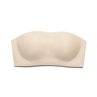 黄小姐无肩带内衣女薄款夏季悬浮杯防滑隐形文胸光面无痕舒适抹胸