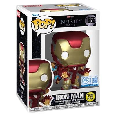 Funko漫威英雄钢铁侠手办夜光版