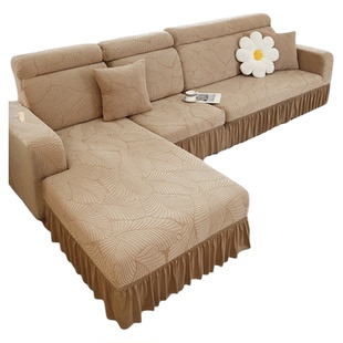 加厚沙发罩全包防猫抓三座一贵妃防猫抓保护套弹力防滑高级感盖布