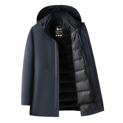 罗蒙90%白鹅绒冬季男士羽绒服