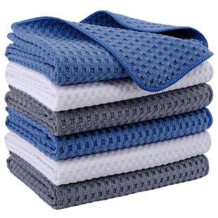 擦盘子碗布不易沾油掉毛抹布厨房吸水专用毛巾洗碗清洁巾家用摸布