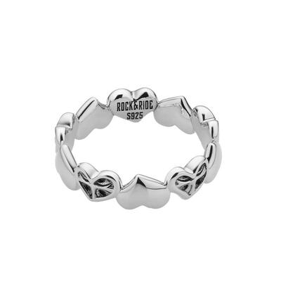 rockride送礼戒指925纯银