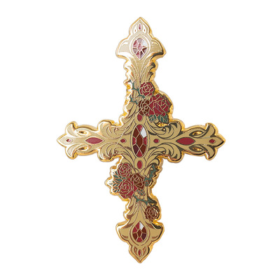 月色星象拥抱金属珐琅徽章胸针