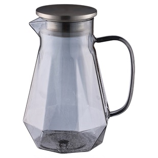 大容量冷水壶家用水杯凉水壶套装耐高温玻璃壶高颜值加厚开水茶壶