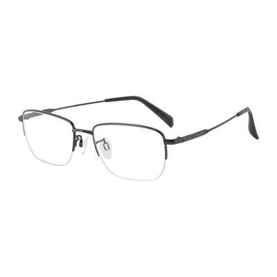 CHARMANT夏蒙商务半框近视眼镜框 β钛轻盈眼镜架男女CH38522