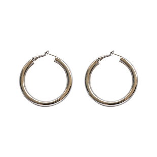 Chaifu studio /E196 夸张耳环简约欧美大气耳圈金属大圆圈耳环