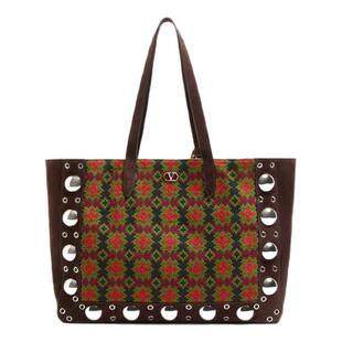 [礼物]华伦天奴VALENTINO男女同款 NELLCOTE 大号提花手袋