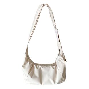 陈慕家斜挎包包女2026秋冬新款大容量饺子包羽绒棉简约百搭单肩包