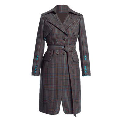 【商场同款】莱芙艾迪儿品牌女装中长款通勤风衣外套1W1W64085