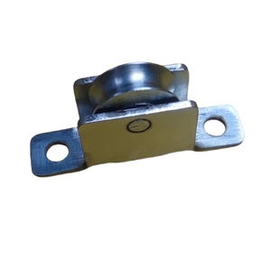 4个装 铝合金推拉纱窗纱门滑轮 耐用不锈钢轴承凹槽轮9毫米宽19高