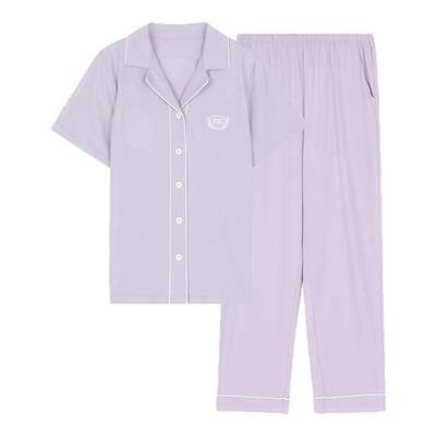 衣女家居服套装同款翻领芬狄诗女