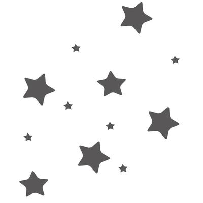 贴纸五角星防水星星自粘地板贴纸