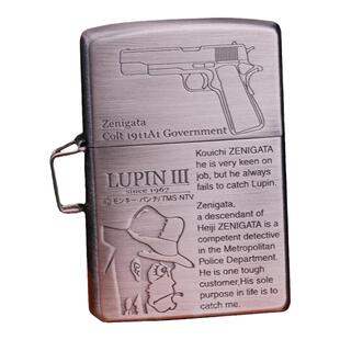 日本原装正版Zippo打火机 经典动漫鲁邦三世限量款绝版机 收藏级