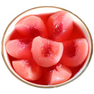 黑沟大毛桃红心水果罐头甜品烘焙辅料蜜桃零食东北丹东特产玻璃瓶