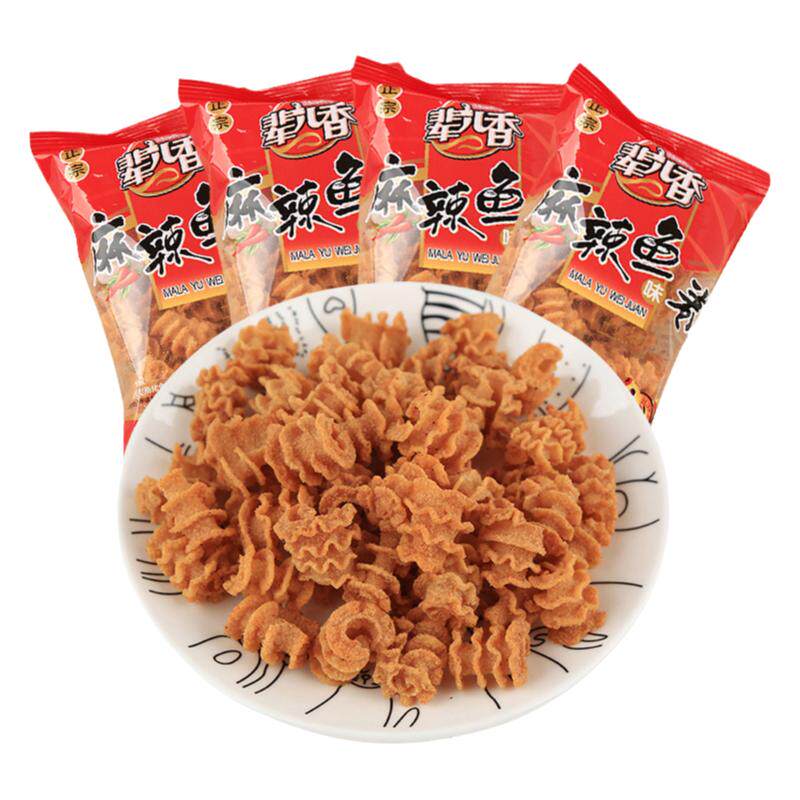麻辣八爪烧休闲膨化80后锅巴