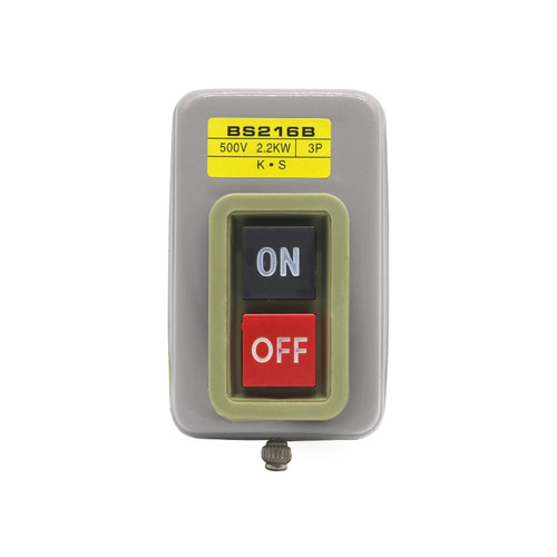 BS211B/216B/230B动力控制按钮开关三相电机启动停止押压扣开关