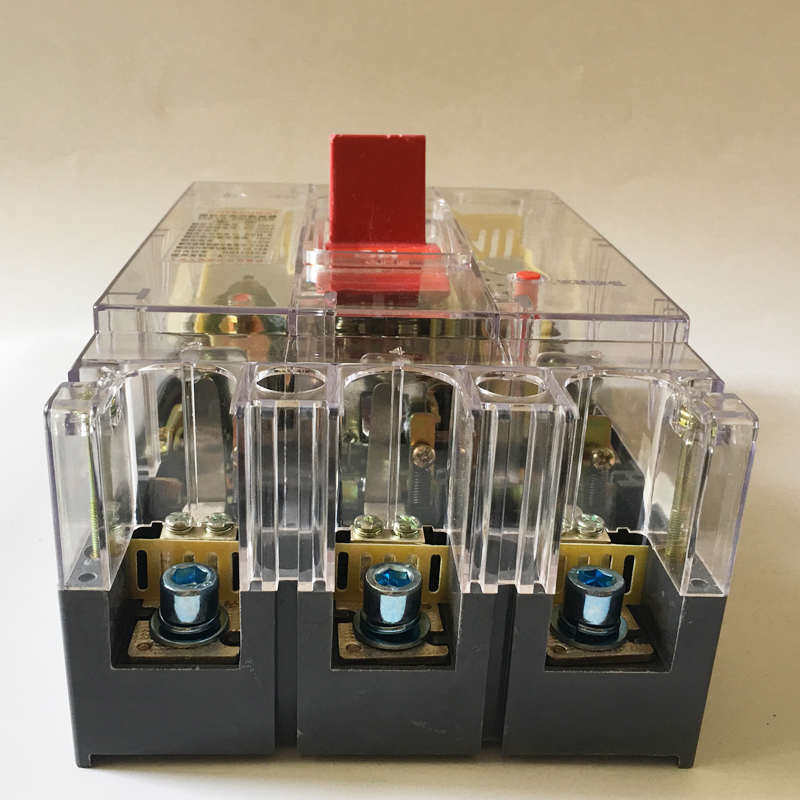 100A250A三相三线透明空气断路器空开DZ10-100/330塑壳开关3P空开