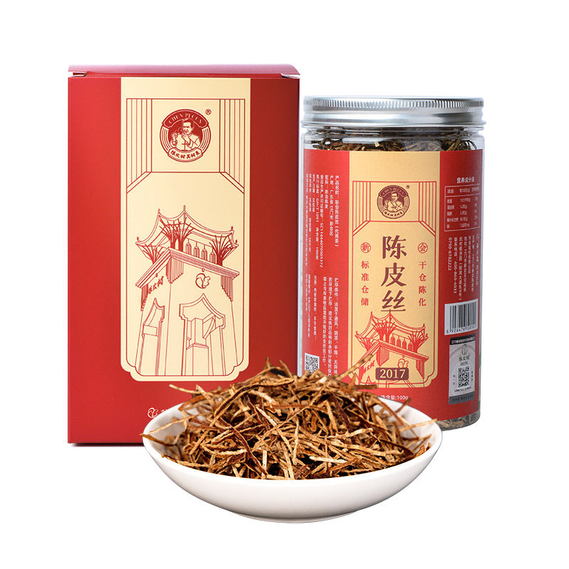 陈皮村正品2017年新会陈皮丝100g