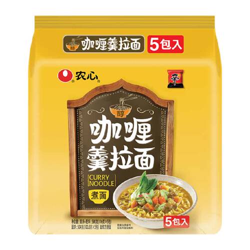 农心咖喱羹牛肉拉面方便面泡面辛拉面袋面