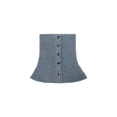 东黎山羊绒时尚花纱围脖