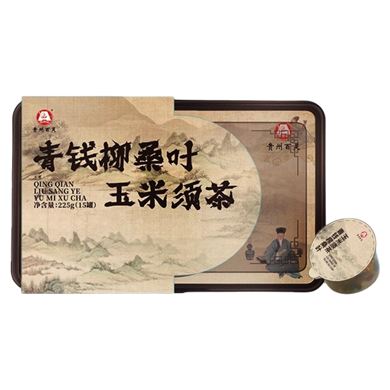 百灵青钱柳桑叶玉米须茶无糖