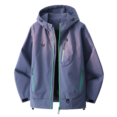 户外冲锋衣男女2025新款春秋季工装防风防水夹克外套女款内胆登山